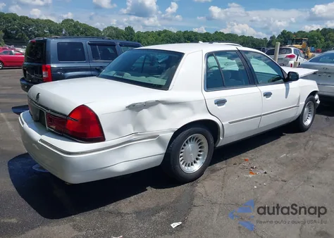 2002 Mercury Grand Marquis Ls из США, поврежденный, VIN 2MEFM75W42X610457